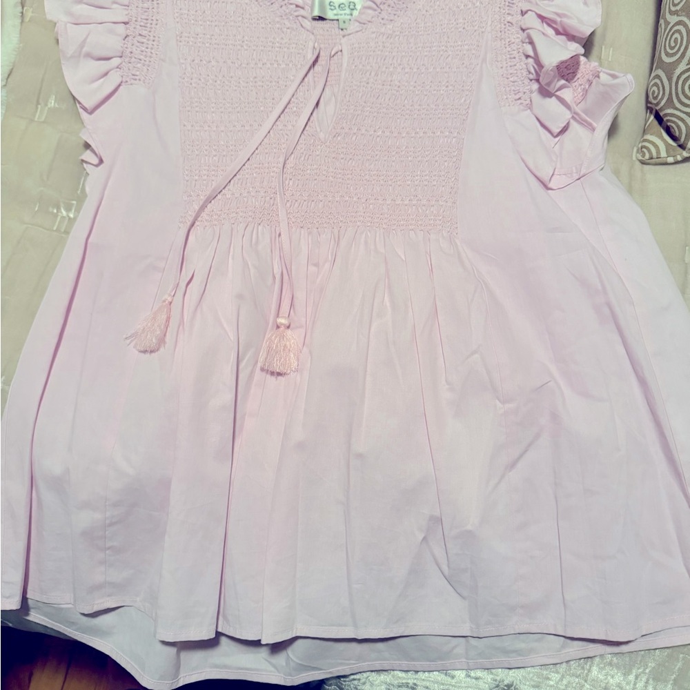 Sea New York Smocked shirt